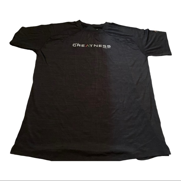 ACTIVELY Black Men's GREATNESS Performance Shirt - Picture 3 of 11